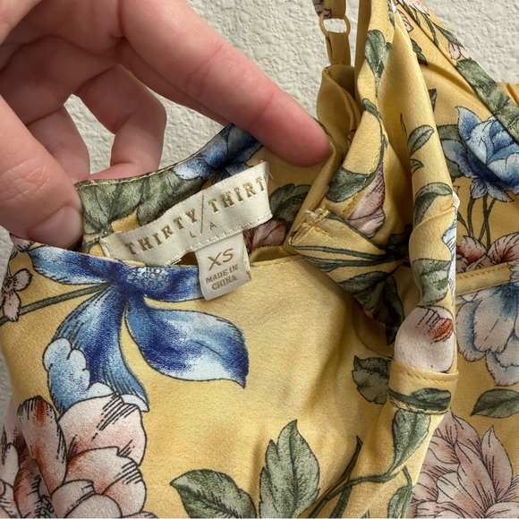 Thirty Thirty Floral Yellow Midi Dress - Picture 4 of 7